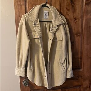 Cream Fleece Fornia Jacket